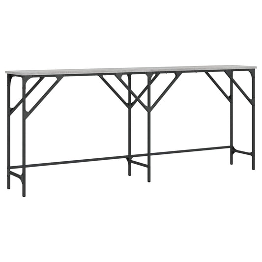Console Table Grey Sonoma 180x29x75 cm Engineered Wood Console Table Grey Sonoma 180x29x75 cm Engineered Wood