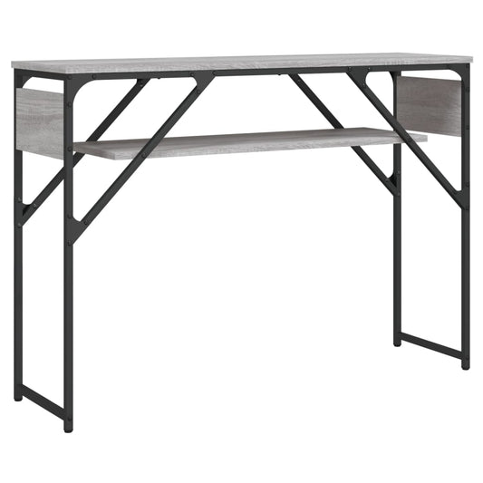Console Table with Shelf Grey Sonoma 105x30x75cm Engineered Wood Console Table with Shelf Grey Sonoma 105x30x75cm Engineered Wood