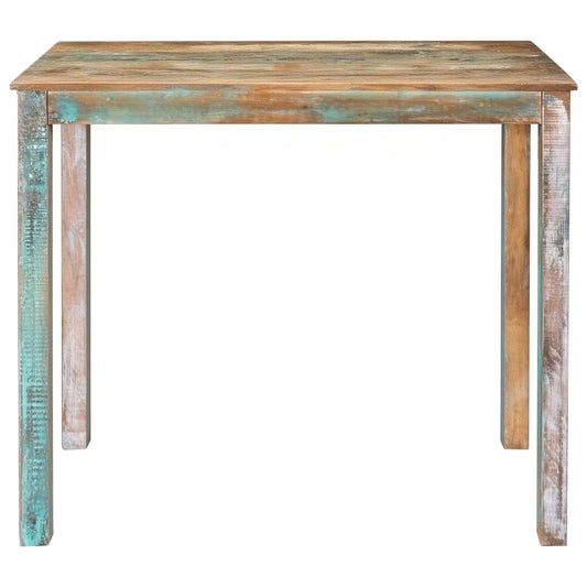 Bar Table 110 x 55 x 100 cm Solid Reclaimed Wood Multicolour Bar Table 110 x 55 x 100 cm Solid Reclaimed Wood Multicolour