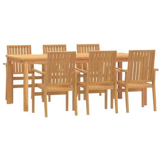 7 Piece Garden Dining Set Solid Wood Teak 7 Piece Garden Dining Set Solid Wood Teak