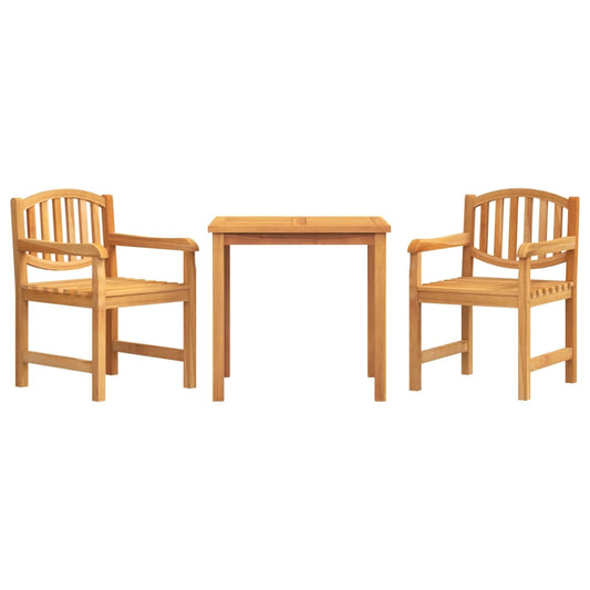 3 Piece Garden Dining Set Solid Wood Teak 3 Piece Garden Dining Set Solid Wood Teak