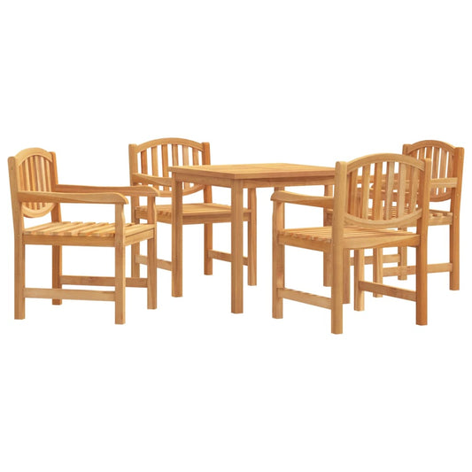 5 Piece Garden Dining Set Solid Wood Teak 5 Piece Garden Dining Set Solid Wood Teak