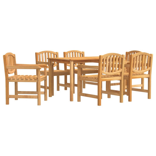 7 Piece Garden Dining Set Solid Wood Teak 7 Piece Garden Dining Set Solid Wood Teak