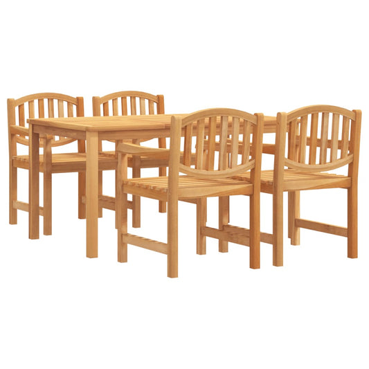 5 Piece Garden Dining Set Solid Wood Teak 5 Piece Garden Dining Set Solid Wood Teak