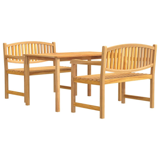 3 Piece Garden Dining Set Solid Wood Teak 3 Piece Garden Dining Set Solid Wood Teak