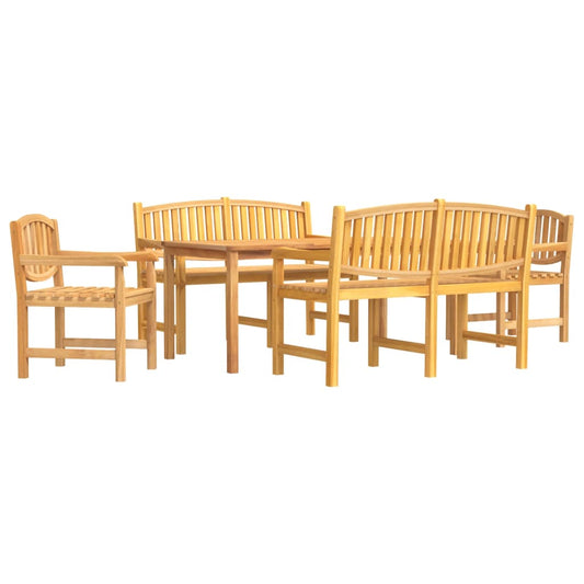 5 Piece Garden Dining Set Solid Wood Teak 5 Piece Garden Dining Set Solid Wood Teak