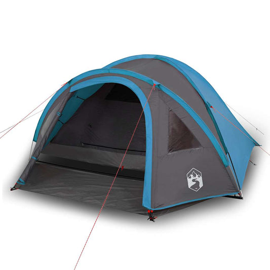 Camping Tent Dome 4-Person Blue Waterproof Camping Tent Dome 4-Person Blue Waterproof