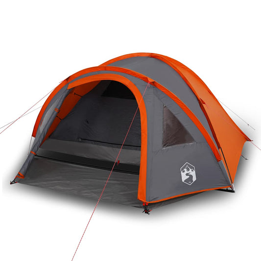 Camping Tent Dome 4-Person Orange Waterproof Camping Tent Dome 4-Person Orange Waterproof