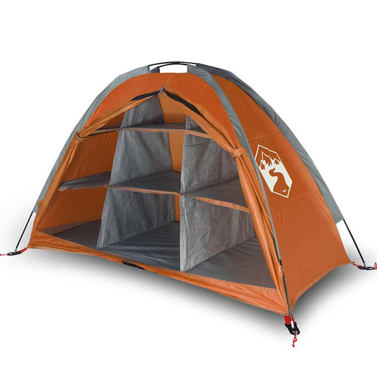 Storage Tent 9 Compartments Grey and Orange Waterproof Storage Tent 9 Compartments Grey and Orange Waterproof