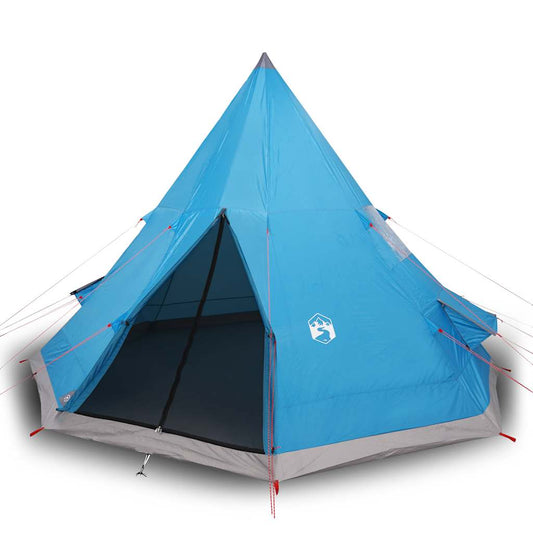 Camping Tent Tipi 4-Person Blue Waterproof Camping Tent Tipi 4-Person Blue Waterproof
