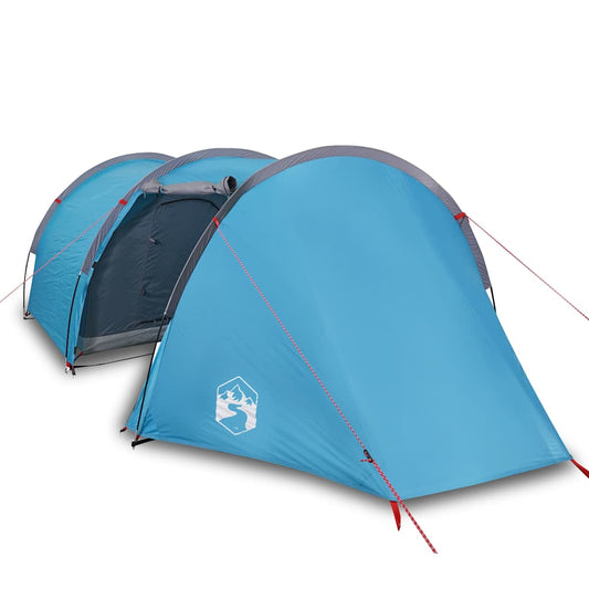 Camping Tent Tunnel 4-Person Blue Waterproof Camping Tent Tunnel 4-Person Blue Waterproof