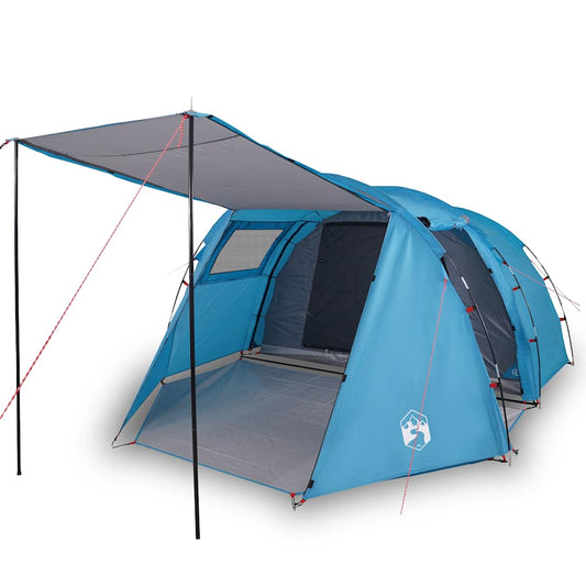 Camping Tent Tunnel 4-Person Blue Waterproof Camping Tent Tunnel 4-Person Blue Waterproof