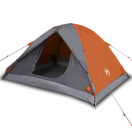 Camping Tent Dome 3-Person Orange Waterproof Camping Tent Dome 3-Person Orange Waterproof