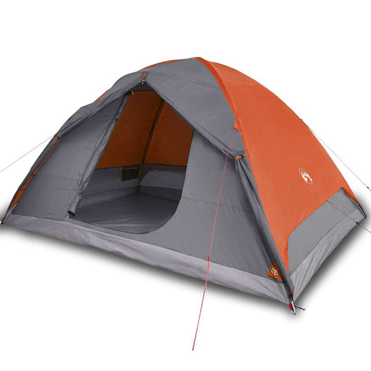 Camping Tent Dome 6-Person Orange Waterproof Camping Tent Dome 6-Person Orange Waterproof