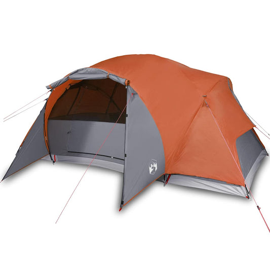 Family Tent Crossvent 8-Person Orange Waterproof Family Tent Crossvent 8-Person Orange Waterproof