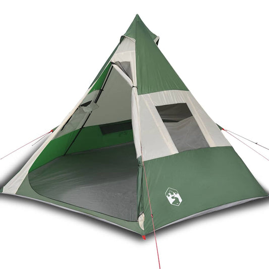 Camping Tent Tipi 7-Person Green Waterproof Camping Tent Tipi 7-Person Green Waterproof