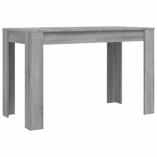 Dining Table Grey Sonoma 120x60x76 cm Engineered Wood Dining Table Grey Sonoma 120x60x76 cm Engineered Wood