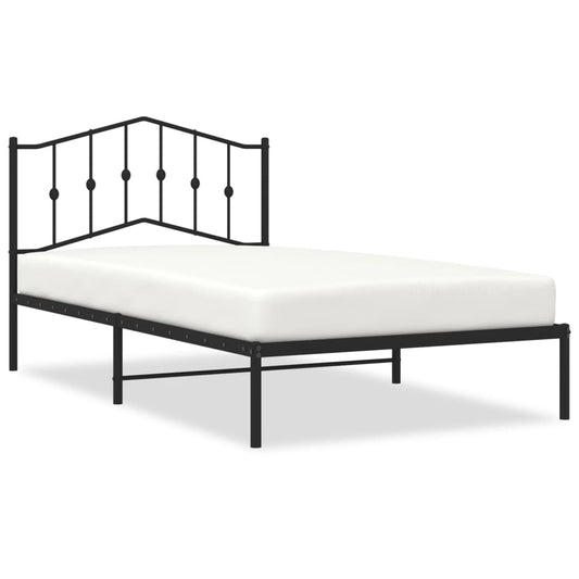 Bed Frame | Black | Powder-coated Steel | Single | Bed Frame Bed Frame | Black | Powder-coated Steel | Single | Bed Frame