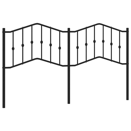 Metal Replace Headboard Black 180 cm Metal Replace Headboard Black 180 cm