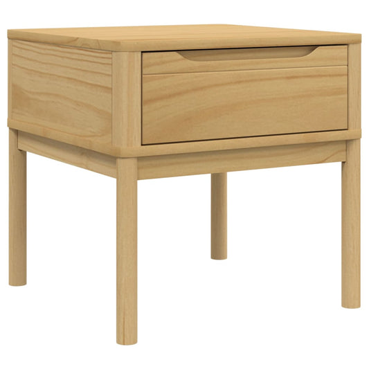 Lamp Table FLORO Wax Brown 55x55x54 cm Solid Wood Pine Lamp Table FLORO Wax Brown 55x55x54 cm Solid Wood Pine