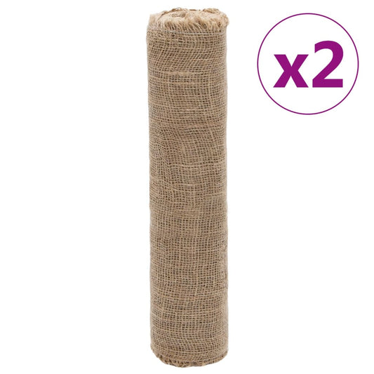 Jute Rolls 2 pcs 0.5x50 m 100% Jute 200 gsm Jute Rolls 2 pcs 0.5x50 m 100% Jute 200 gsm