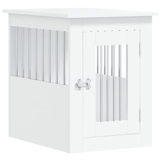 Dog Crate Furniture White 45x62x59 cm Engineered Wood Dog Crate Furniture White 45x62x59 cm Engineered Wood