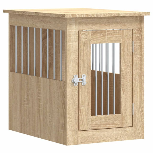 Dog Crate Furniture Sonoma Oak 45x62x59 cm Engineered Wood Dog Crate Furniture Sonoma Oak 45x62x59 cm Engineered Wood