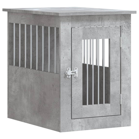 Dog Crate Furniture Concrete Grey 45x62x59 cm Engineered Wood Dog Crate Furniture Concrete Grey 45x62x59 cm Engineered Wood
