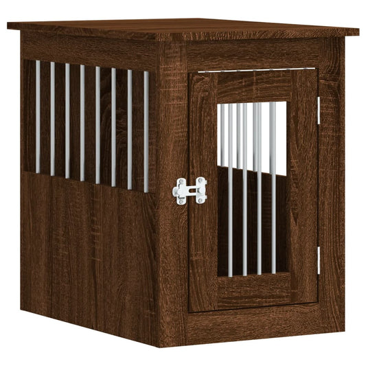 Dog Crate Furniture Brown Oak 45x62x59 cm Engineered Wood Dog Crate Furniture Brown Oak 45x62x59 cm Engineered Wood
