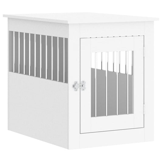 Dog Crate Furniture White 55x75x65 cm Engineered Wood Dog Crate Furniture White 55x75x65 cm Engineered Wood