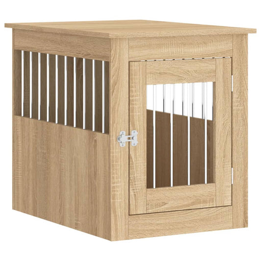 Dog Crate Furniture Sonoma Oak 55x75x65 cm Engineered Wood Dog Crate Furniture Sonoma Oak 55x75x65 cm Engineered Wood