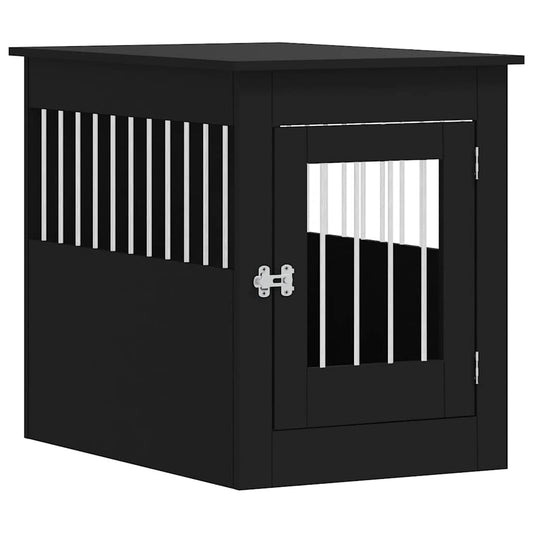 Dog Crate Furniture Black 55x80x68 cm Engineered Wood Dog Crate Furniture Black 55x80x68 cm Engineered Wood
