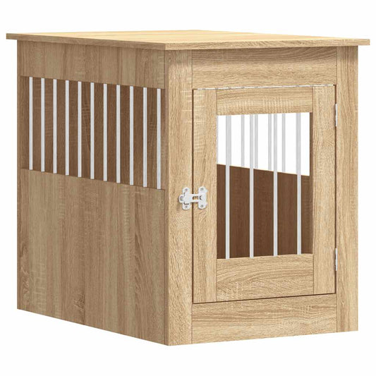 Dog Crate Furniture Sonoma Oak 55x80x68 cm Engineered Wood Dog Crate Furniture Sonoma Oak 55x80x68 cm Engineered Wood