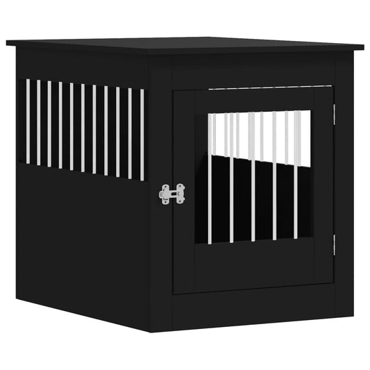 Dog Crate Furniture Black 64.5x80x71 cm Engineered Wood Dog Crate Furniture Black 64.5x80x71 cm Engineered Wood