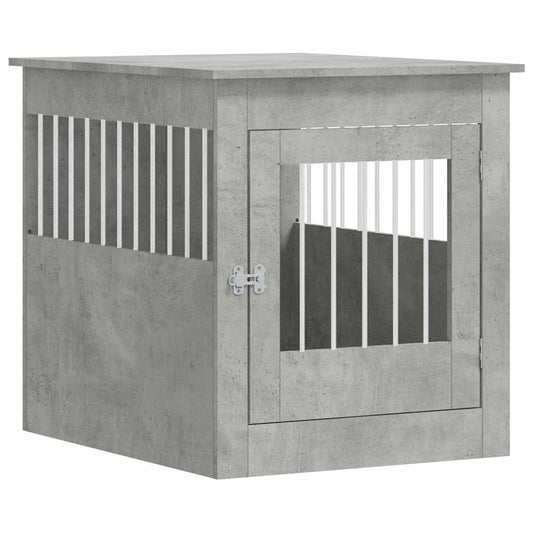 Dog Crate Furniture Concrete Grey 64.5x80x71 cm Engineered Wood Dog Crate Furniture Concrete Grey 64.5x80x71 cm Engineered Wood