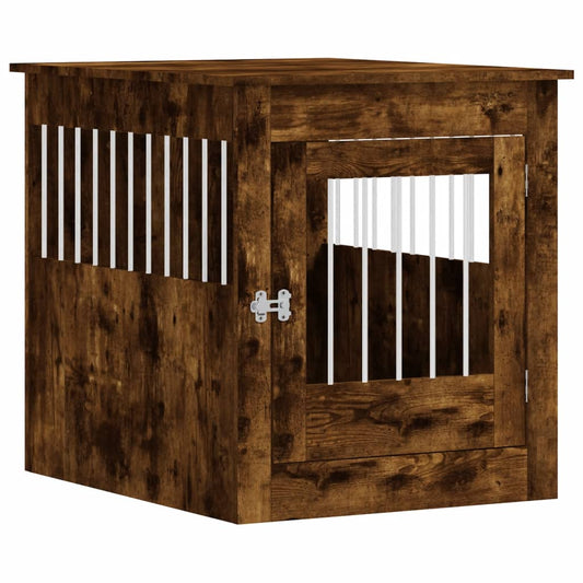 Dog Crate Furniture Smoked Oak 64.5x80x71 cm Engineered Wood Dog Crate Furniture Smoked Oak 64.5x80x71 cm Engineered Wood