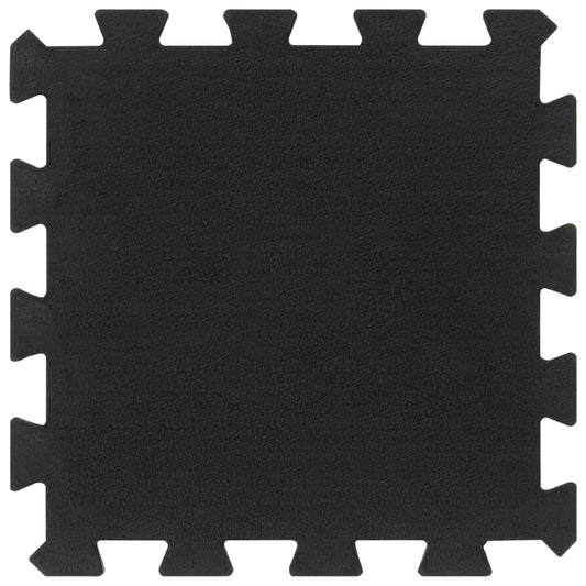Rubber Floor Tiles 9 pcs Black 16 mm 30x30 cm Rubber Floor Tiles 9 pcs Black 16 mm 30x30 cm