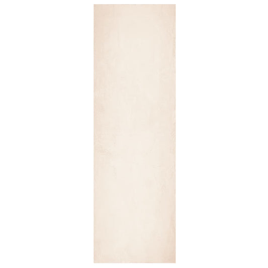 Rug HUARTE Short Pile Soft and Washable Beige 80x250 cm Rug HUARTE Short Pile Soft and Washable Beige 80x250 cm