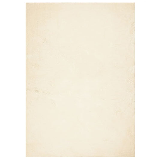 Rug HUARTE Short Pile Soft and Washable Cream 120x170 cm Rug HUARTE Short Pile Soft and Washable Cream 120x170 cm
