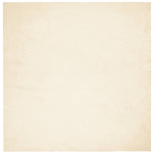 Rug HUARTE Short Pile Soft and Washable Cream 200x200 cm Rug HUARTE Short Pile Soft and Washable Cream 200x200 cm