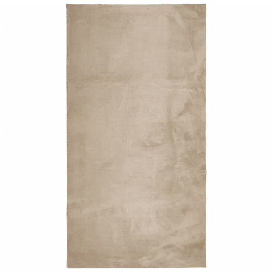 Rug HUARTE Short Pile Soft and Washable Sand 60x110 cm Rug HUARTE Short Pile Soft and Washable Sand 60x110 cm