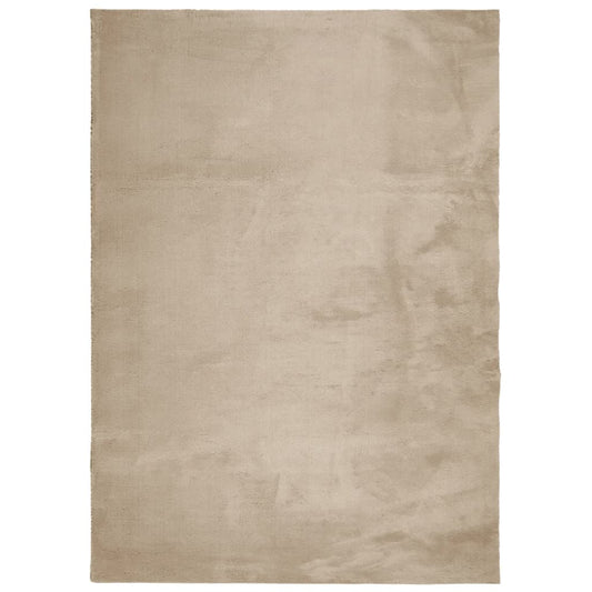 Rug HUARTE Short Pile Soft and Washable Sand 240x340 cm Rug HUARTE Short Pile Soft and Washable Sand 240x340 cm