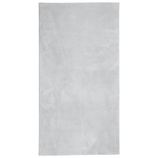 Rug HUARTE Short Pile Soft and Washable Grey 60x110 cm Rug HUARTE Short Pile Soft and Washable Grey 60x110 cm