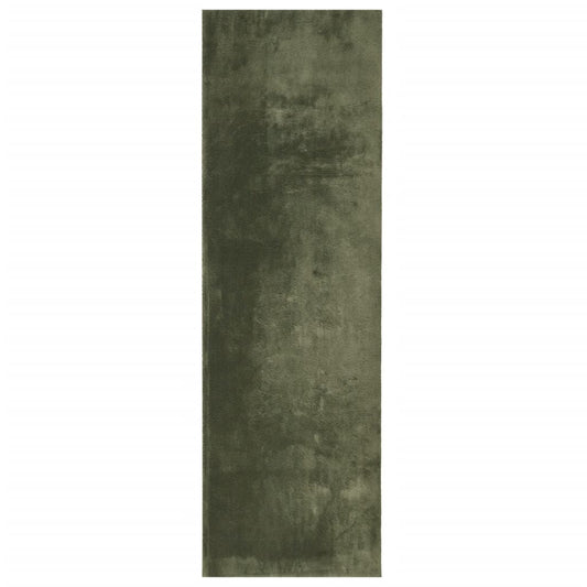 Rug HUARTE Short Pile Soft and Washable Forest Green 80x250 cm Rug HUARTE Short Pile Soft and Washable Forest Green 80x250 cm