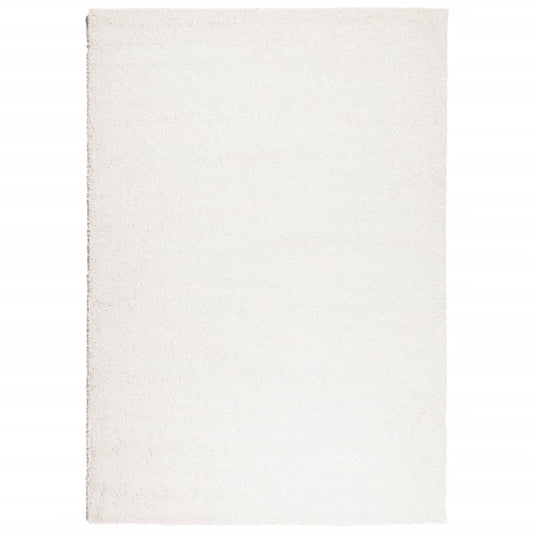 Shaggy Rug PAMPLONA High Pile Modern Cream 120x170 cm Shaggy Rug PAMPLONA High Pile Modern Cream 120x170 cm