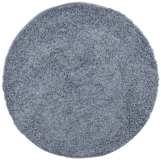 Shaggy Rug PAMPLONA High Pile Modern Blue Ø 200 cm Shaggy Rug PAMPLONA High Pile Modern Blue Ø 200 cm