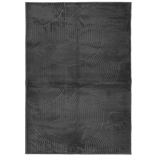 Rug IZA Short Pile Scandinavian Look Anthracite 120x170 cm Rug IZA Short Pile Scandinavian Look Anthracite 120x170 cm