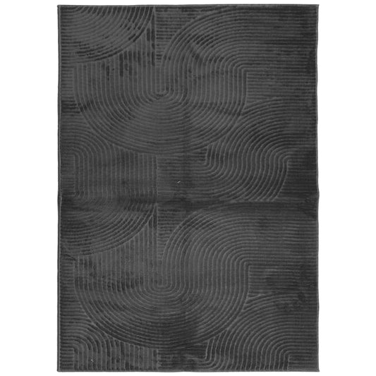 Rug IZA Short Pile Scandinavian Look Anthracite 200x280 cm Rug IZA Short Pile Scandinavian Look Anthracite 200x280 cm