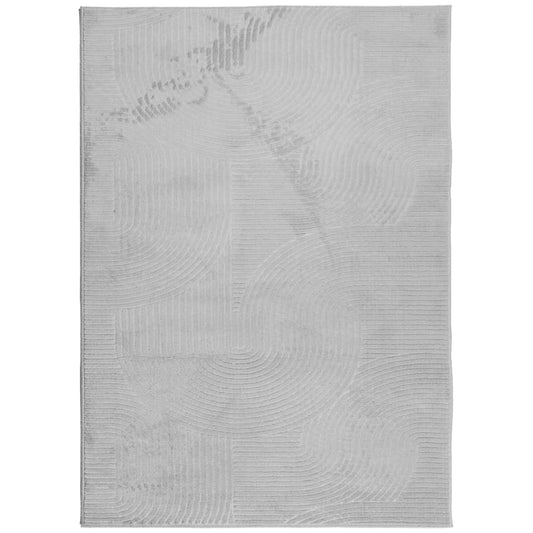 Rug IZA Short Pile Scandinavian Look Grey 240x340 cm Rug IZA Short Pile Scandinavian Look Grey 240x340 cm