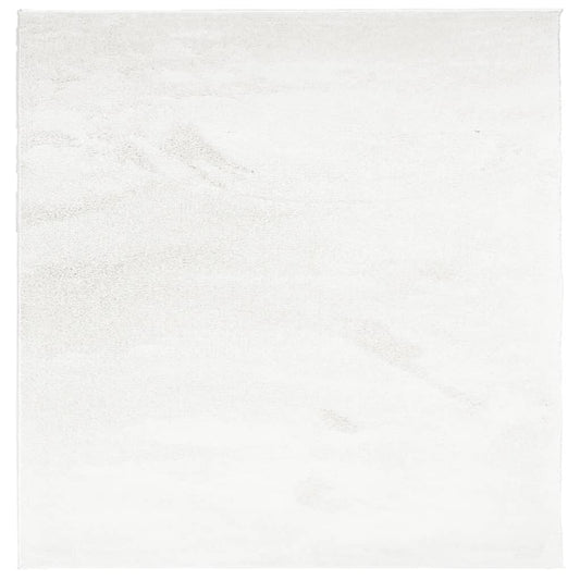 Rug OVIEDO Short Pile Cream 200x200 cm Rug OVIEDO Short Pile Cream 200x200 cm